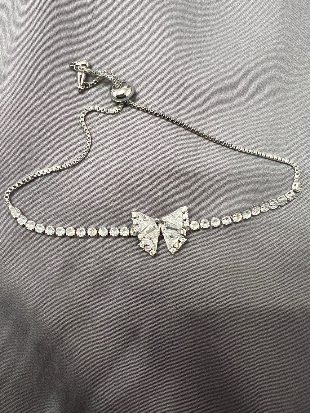 Adina Eden CZ Butterfly Tennis Bracelet